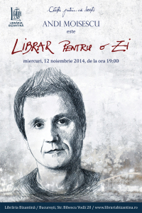 Andi Moisescu, librar pentru o zi